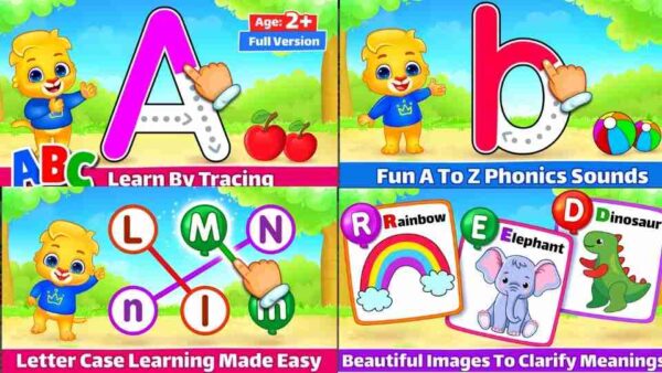 ABC Preschool Kids Tracing & Phonics Learning Games | Kids Learning Pod