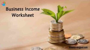 Business Income Worksheet